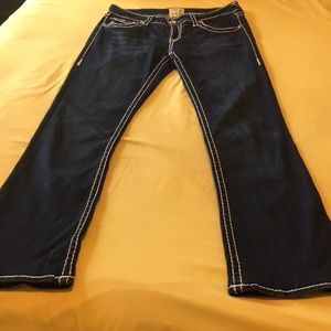 Pre-owned LA Idol USA jeans large stitch nice jean